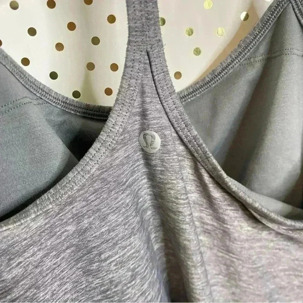 Lululemon Power Y Grey Top